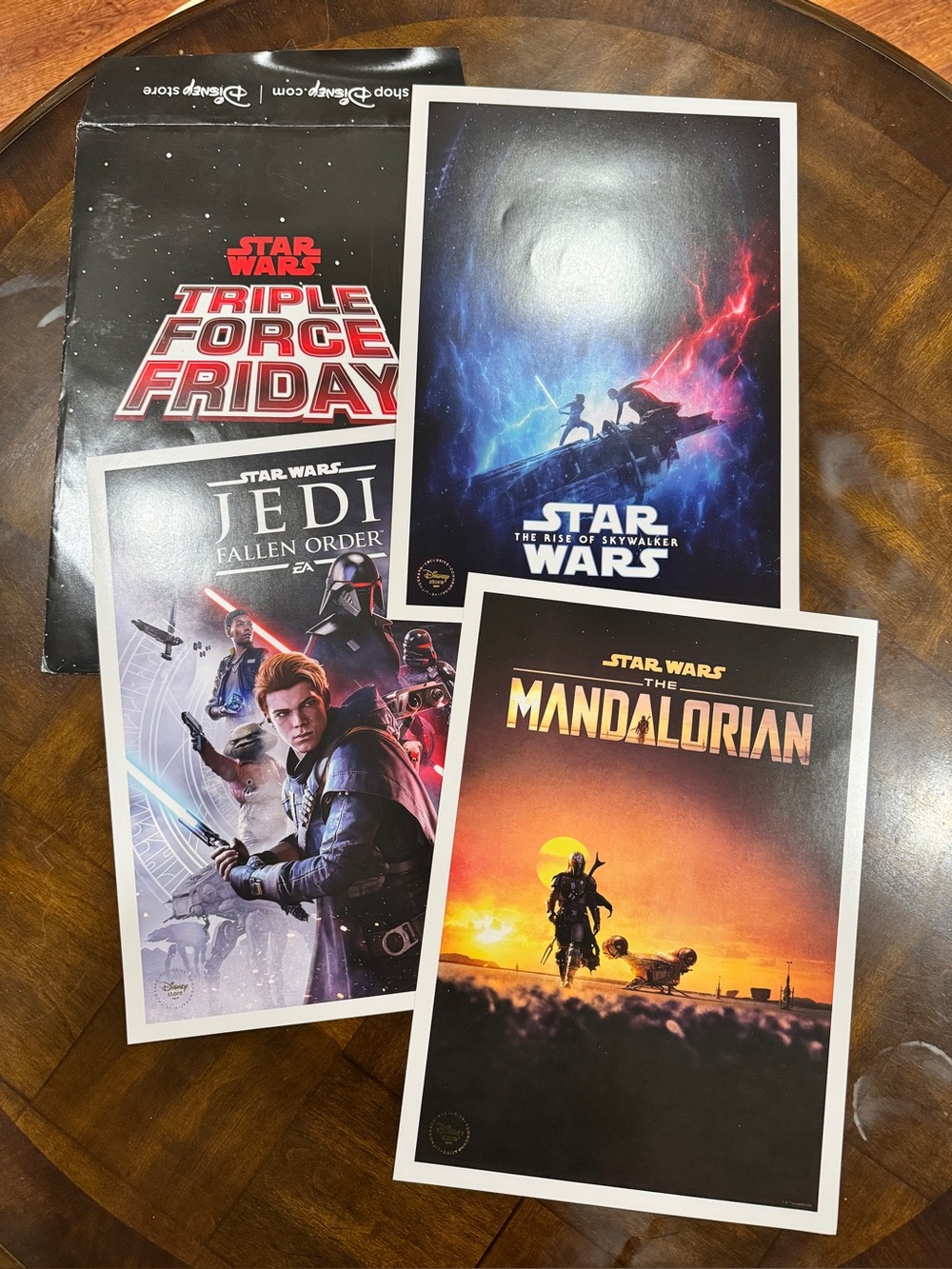 Star Wars Triple Force Friday Disney Store Exclusive Commemorative Lithographs 3